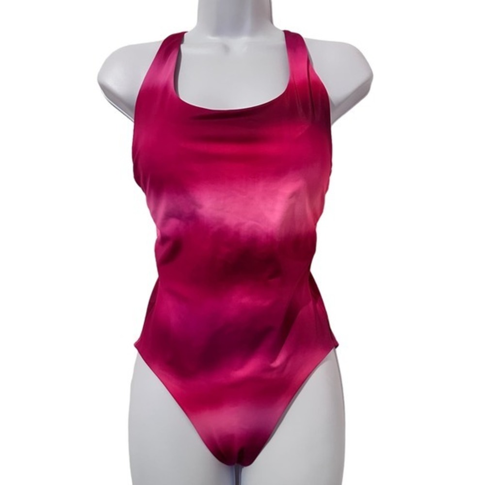 Athleta Malibu Pink‎ Ombre One Piece Swimsuit S